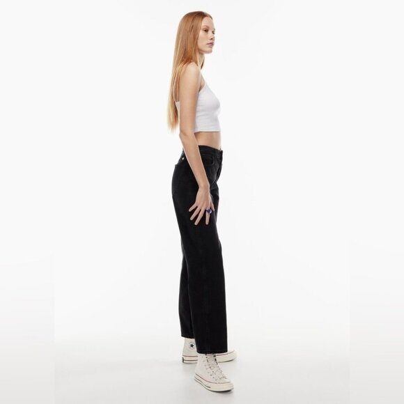 Aritzia Sunday best black mid rise baggy jeans - Picture 13 of 14
